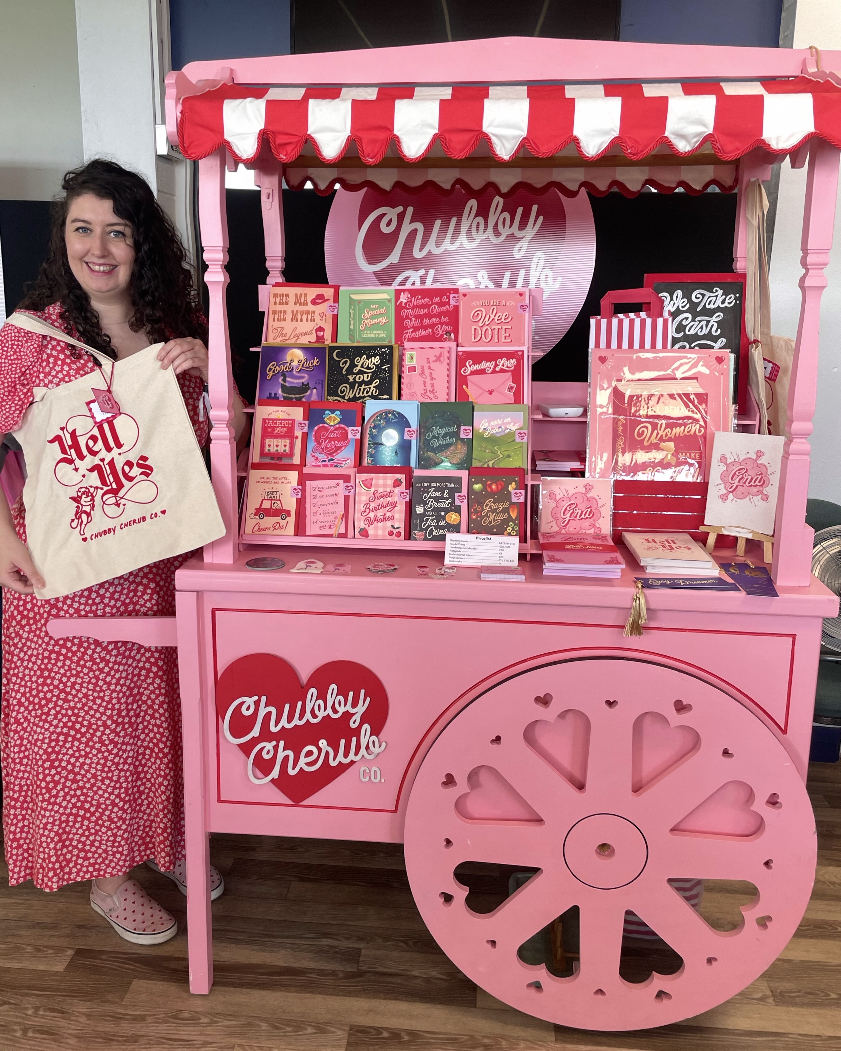 Chubby Cherub Company founded by Frances Johnson